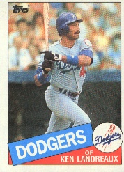 1985 Topps Baseball Cards      418     Ken Landreaux